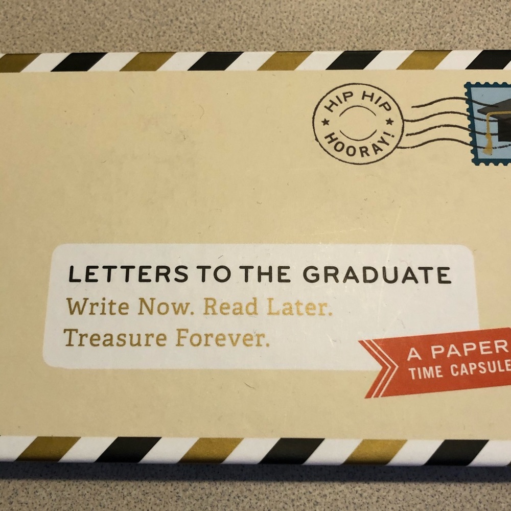 Booklet of letter prompts for Graduate